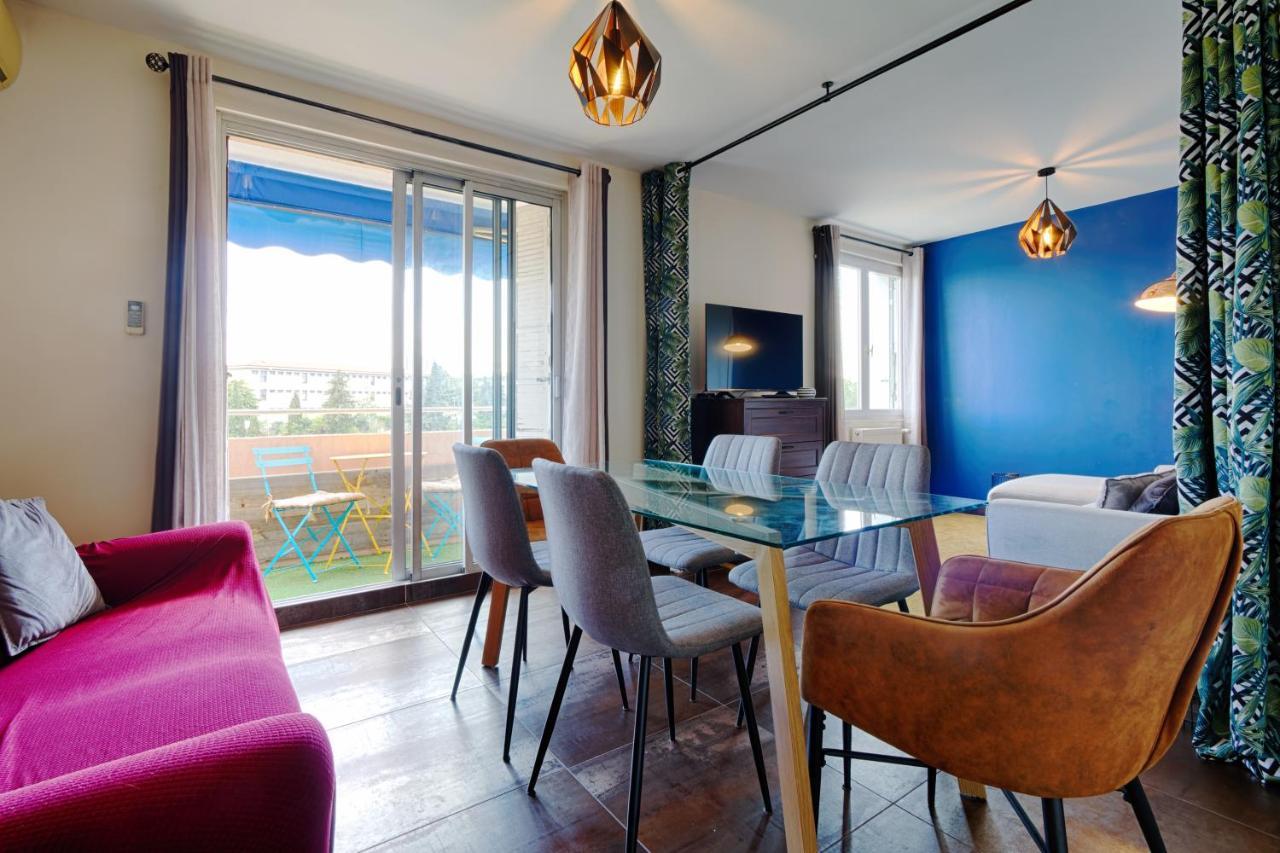 006 - Le Corum Appartement 2 Chambres, Parking, Wifi, Clim, Centre Montpellier Bagian luar foto